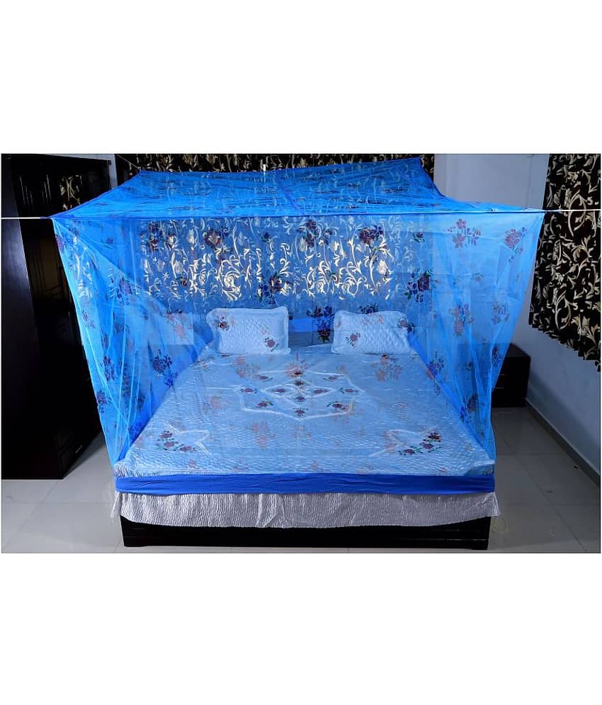 Riddhi Mosquito Net, Machardani Double Green Floral Mosquito Net, Machardani view 2