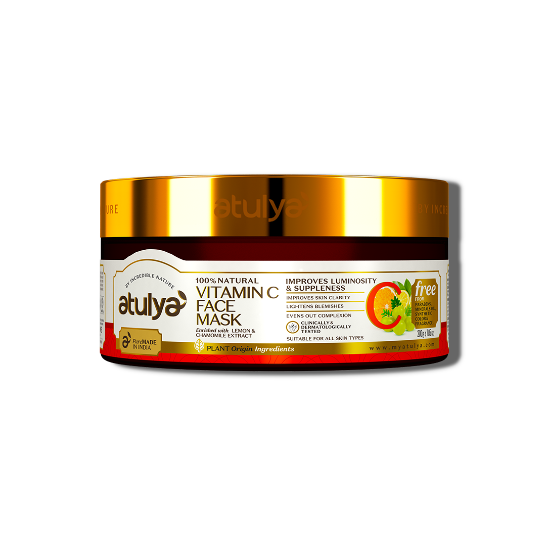 Atulya Vitamin C Face Mask | Brightens and Hydrates Skin - 200gm view 2