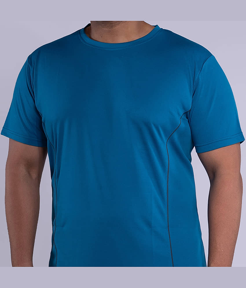 Xmex Pack of 1 Polyester Regular Fit Men's T-Shirt ( Dark Grey ) view 2