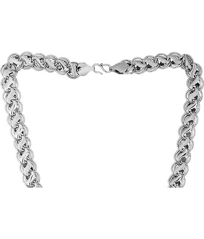 KRIMO Silver Plated Brass Chain ( Pack of 1 ) view 2
