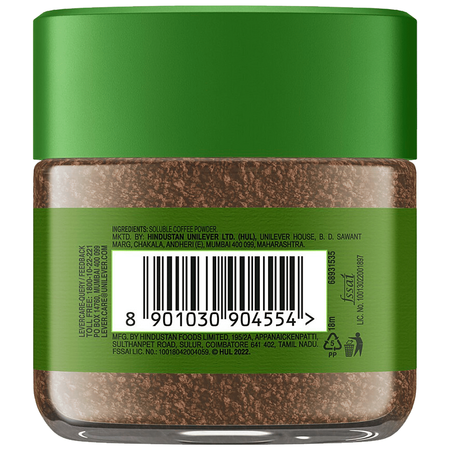 Bru Instant Pure Coffee, 25 G Jar view 2