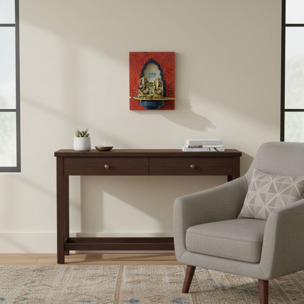 Hand Carved Wooden Frame for Wall | Home Living Room Decor view 2