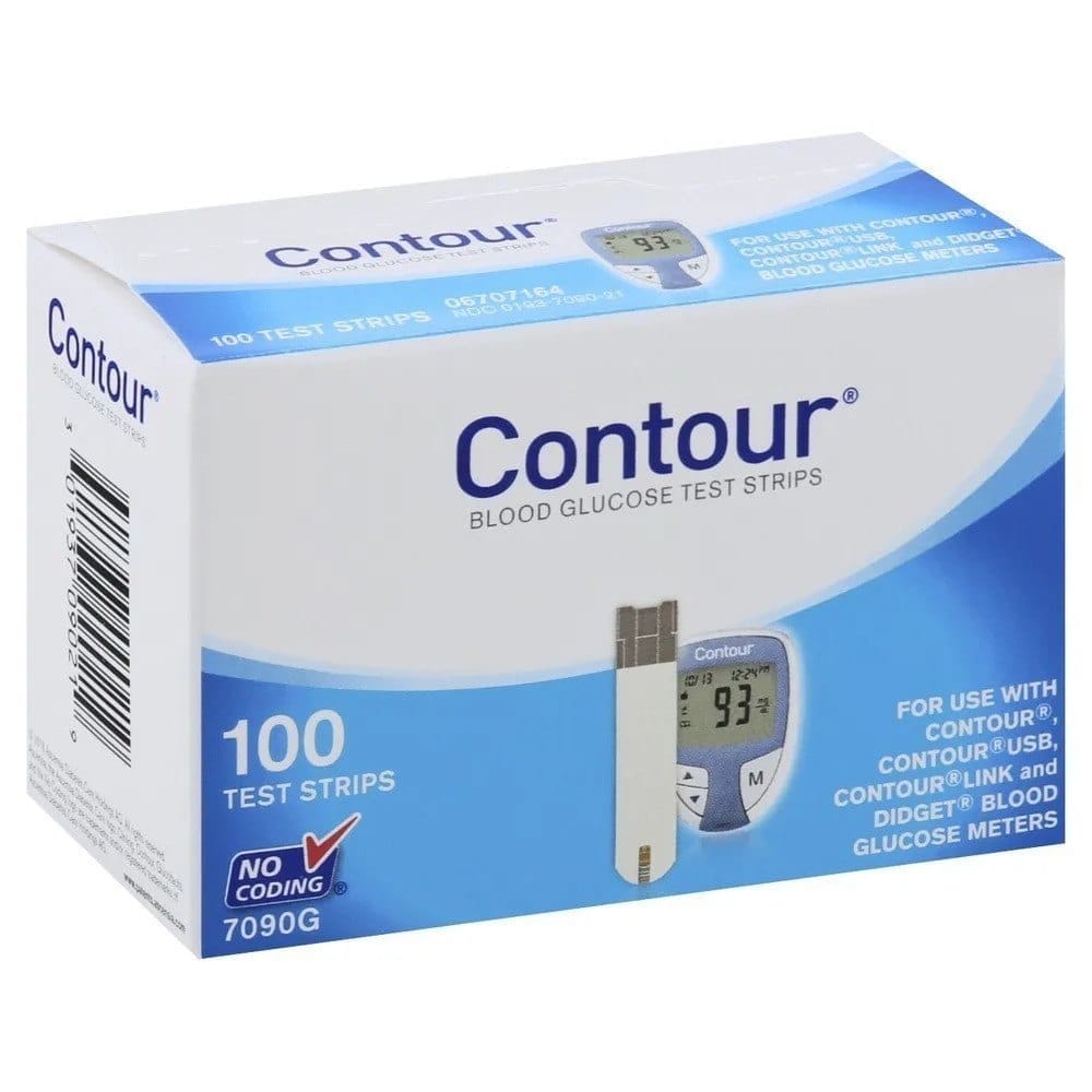 Contour Blue Blood Glucose Test Strips 200 view 2