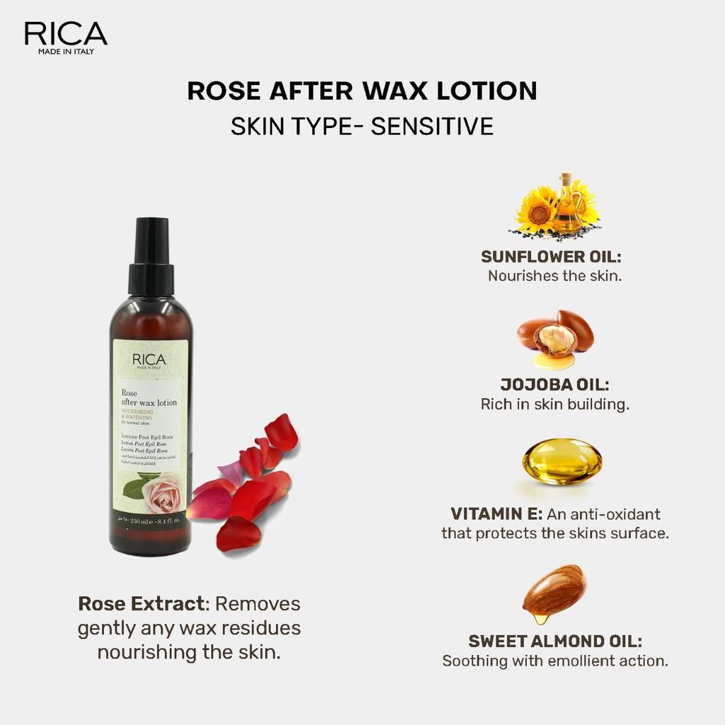 Rica Rose After Wax Lotion (250 ml) view 2