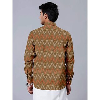 OMSAIFAB Men Printed Casual Multicolor Shirt view 2