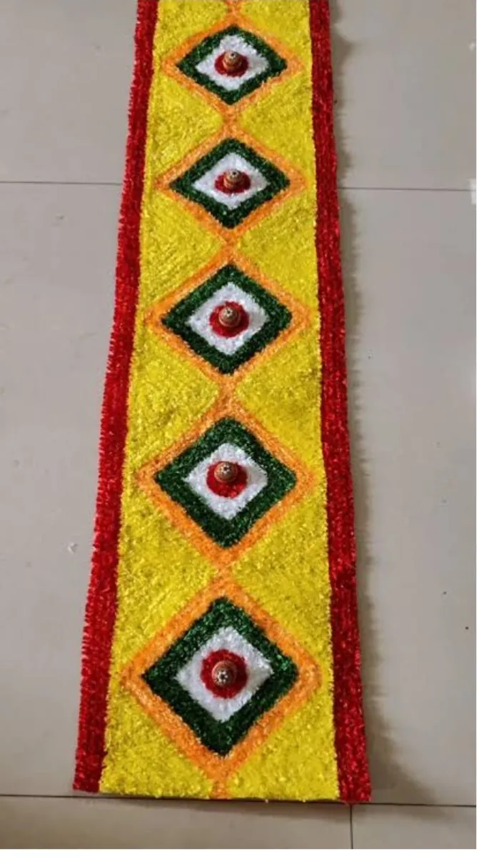 Saptpadi mat rangoli