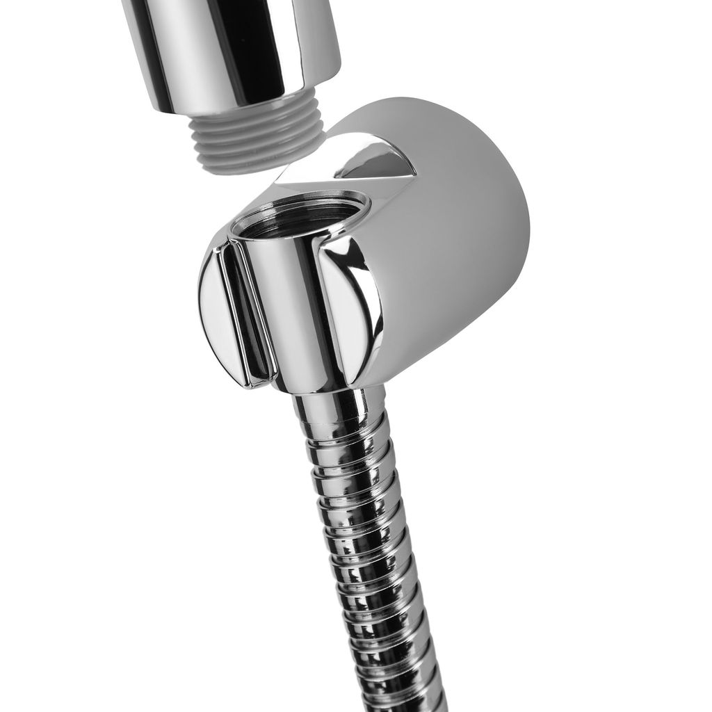 Orvos Shower Hose Extendable 1 To 1.2 Meter, Premium 304 Stainless Steel Outer Hose, With Epdm Inner Tube, for Hand Showers and Health Faucets In High End Luxury Bathrooms, Set of 1 view 2