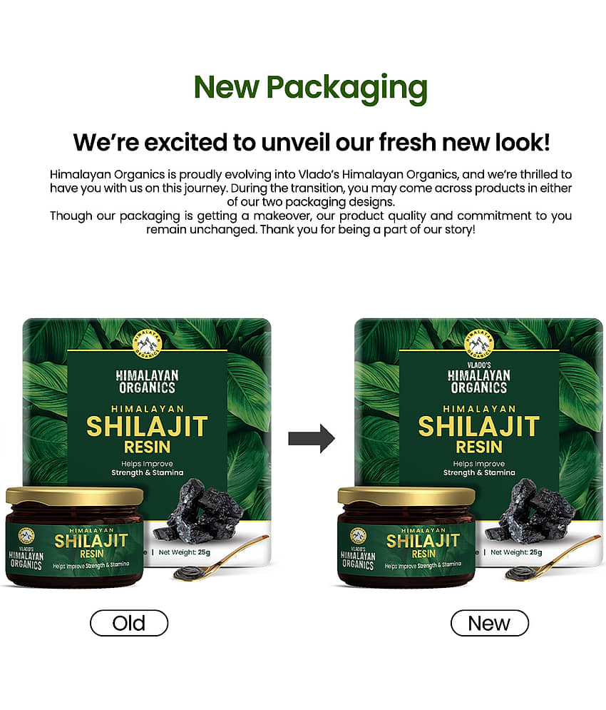 Himalayan Organics Pure Shilajit Resin to Boost Performance,Power, Stamina, Endurance, Strength With Fulvic Acid & 85+ Trace Minerals Complex for Energy,Maximum Potency I - 25g view 2
