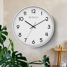 WHITE WALL CLOCK view 2