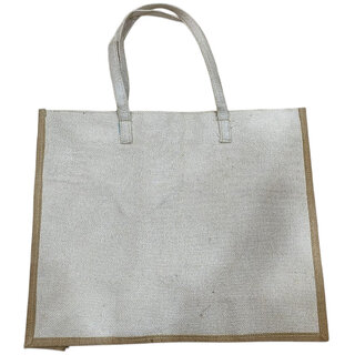 White Premium Cotton Printed Bags Multipurpose Bag For Men Women (Pack of 3) view 2