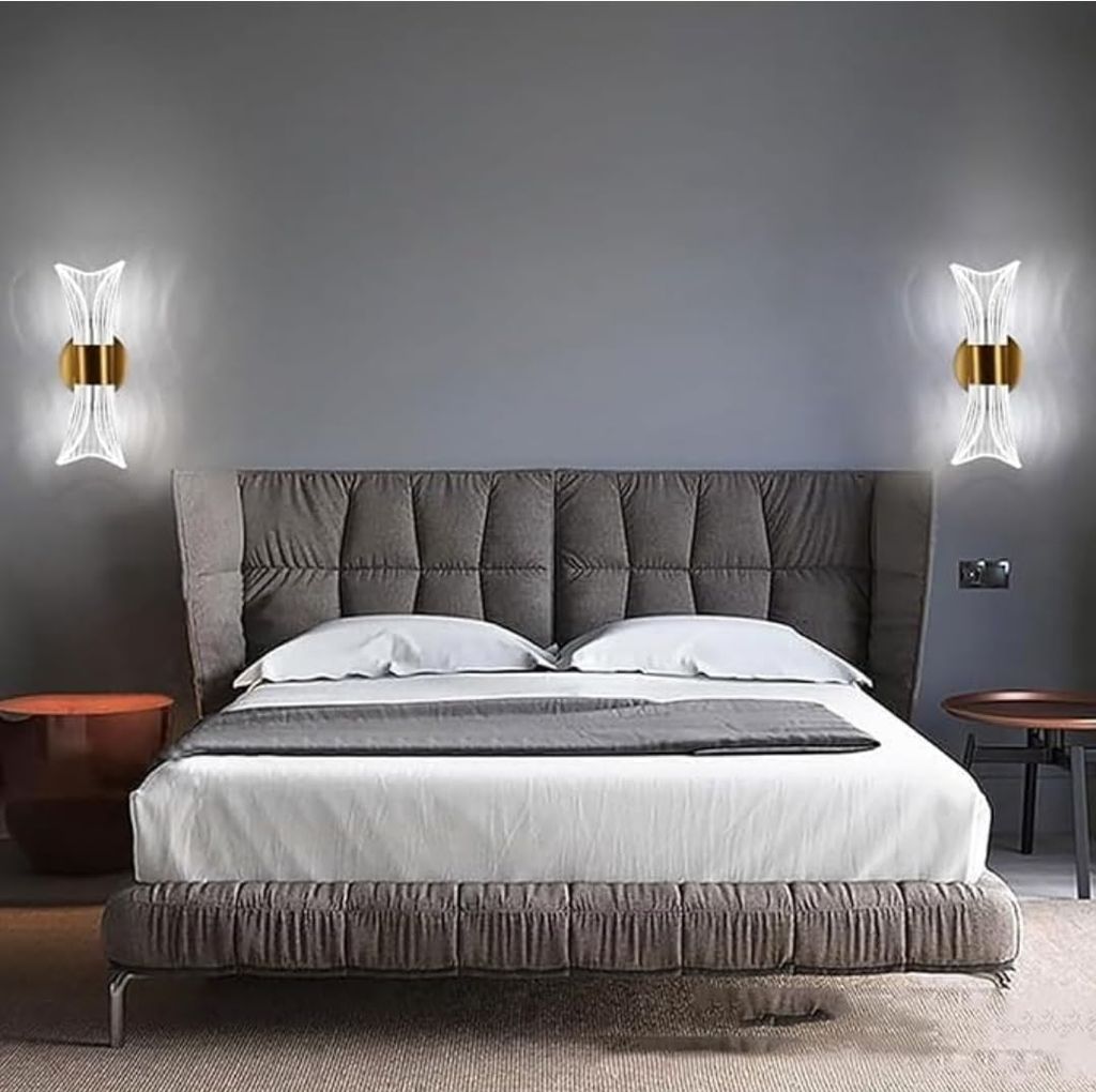 SPARKWORLD Wall Light for Living Room, Modern Wall Lamps for Bedroom, Wall Lights for Home Decoration, Bedside Wall Lamp, Hotels and Restaurants (Pack of 1) | Colour: Butterfly view 2