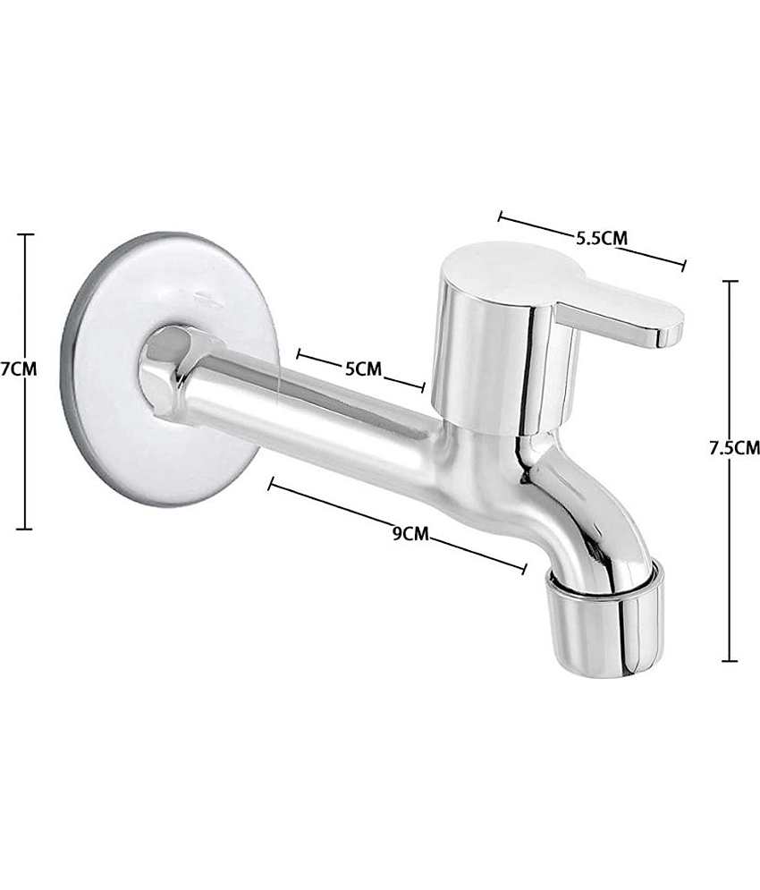 Bathfax MArc STAINLESS STEEL LONG BODY BIB TAP (PACK OF 1) Steel Bathroom Tap (Bib Cock) view 2