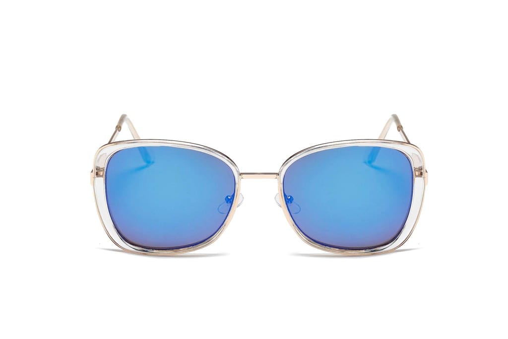 Eyenaks Round Sunglasses For Women | Premium Metal And PC Finish | UV400 Protection | Pack Of 1 (Golden) view 2