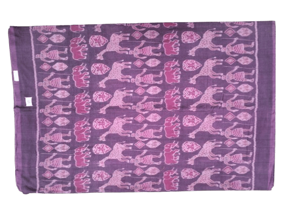 GI Tagged Sambalpuri Ikat Cotton Fabric view 2
