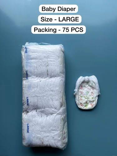 A-Grade Cottony Soft Baby Diapers - 75 pcs | Superior Comfort & Success (SIZE - XL ) view 2
