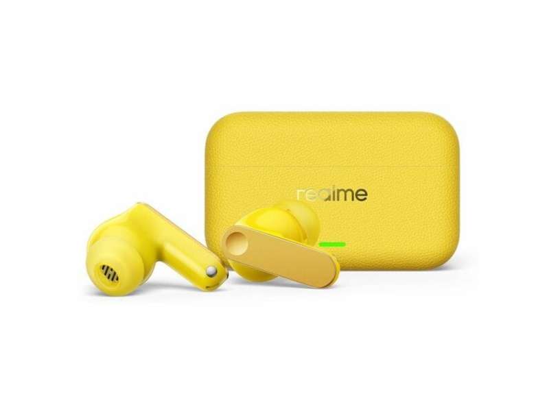 Realme Buds T500 Pro TWS Earbuds with 12.4mm Drivers, Upto 50dB ANC,3D Spatial Audio, 56H Playtime, AI ENC, IP55 Rating, and 45ms Low Latency BT 6.1 - Lemon Cola view 2