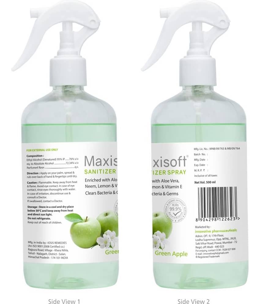 MAXISOFT - Antibacterial Hand Sanitizer 500 mL ( Pack of 1 ) view 2