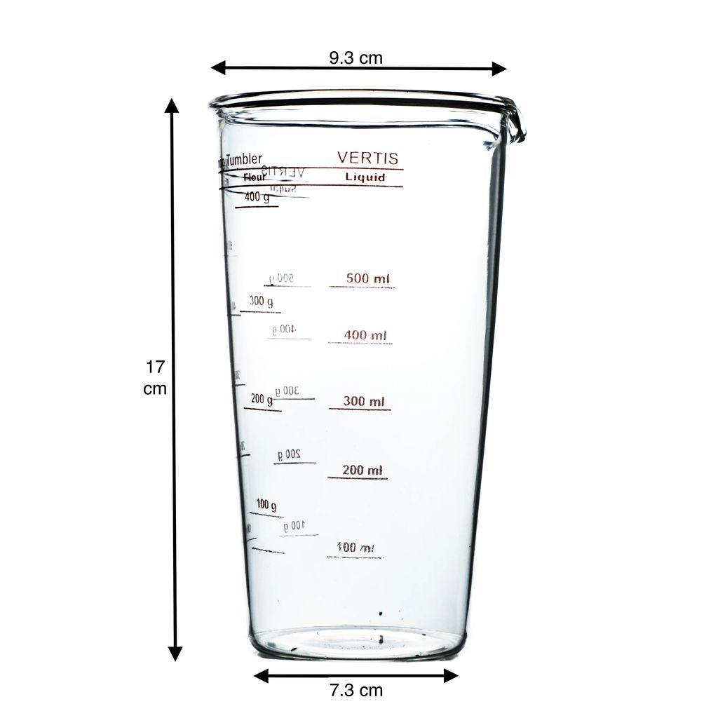 VERTIS Measuring Cup Tumbler with Spout Clear 500 mL view 2