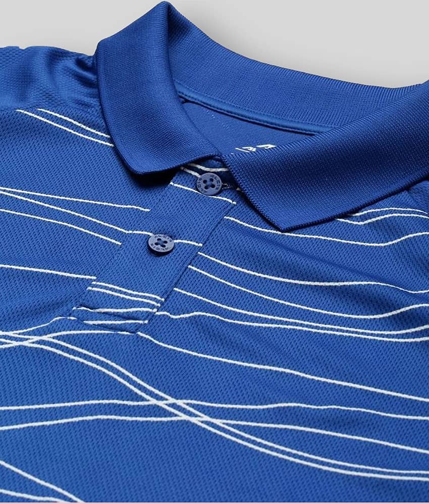 Alcis - Blue Polyester Slim Fit Men's Sports Polo T-Shirt ( Pack of 1 ) view 2