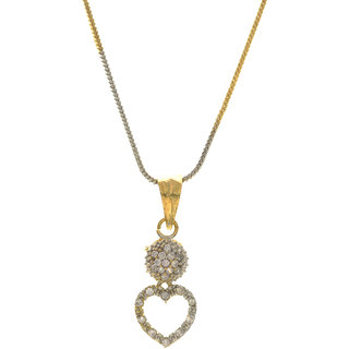 Hetprit Trendy Brass Pendent Combo Set For Women view 2