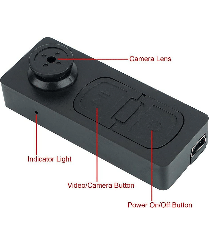SKY HUB Shirt Button Spy Cam HD Others 720p Camera view 2