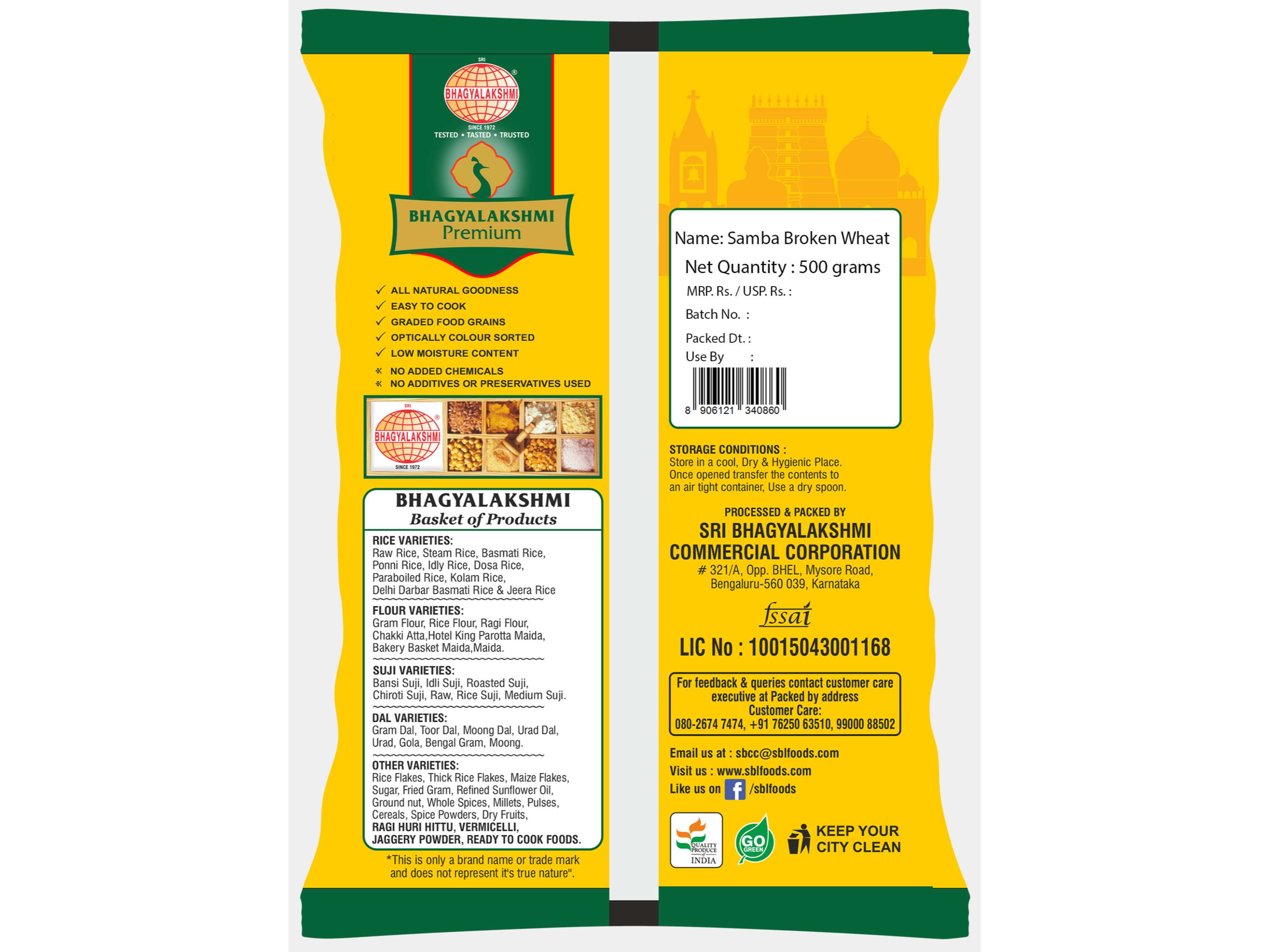Samba Broken Wheat -500g view 2