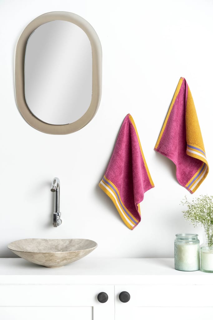 DDecor 100% Premium Cotton Face Towel | Plain Dual Color 500TC | Zero Twist with High Absorbency | Perfect for Everyday Use | Zest Collection | 30 CM X 30 CM