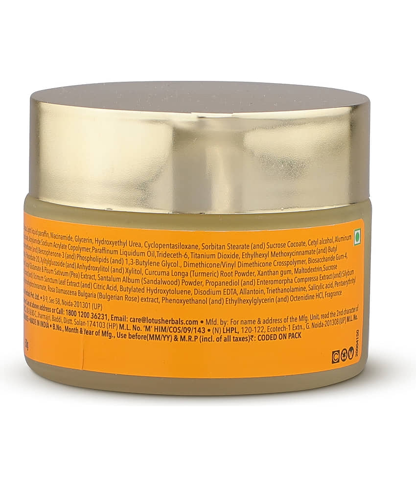 Lotus Herbals Radiance Boost Ubtan Face Cream SPF 20 50g view 2