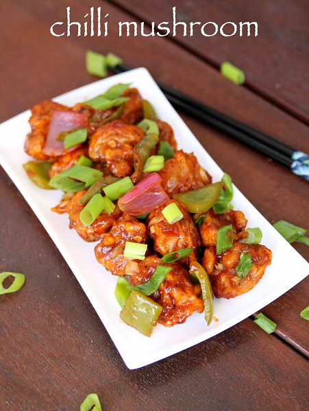 Chilli mushroom dry
