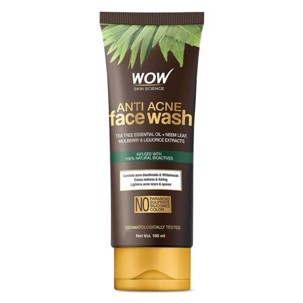 Wow Skin Science Anti Acne Face Wash 100ml