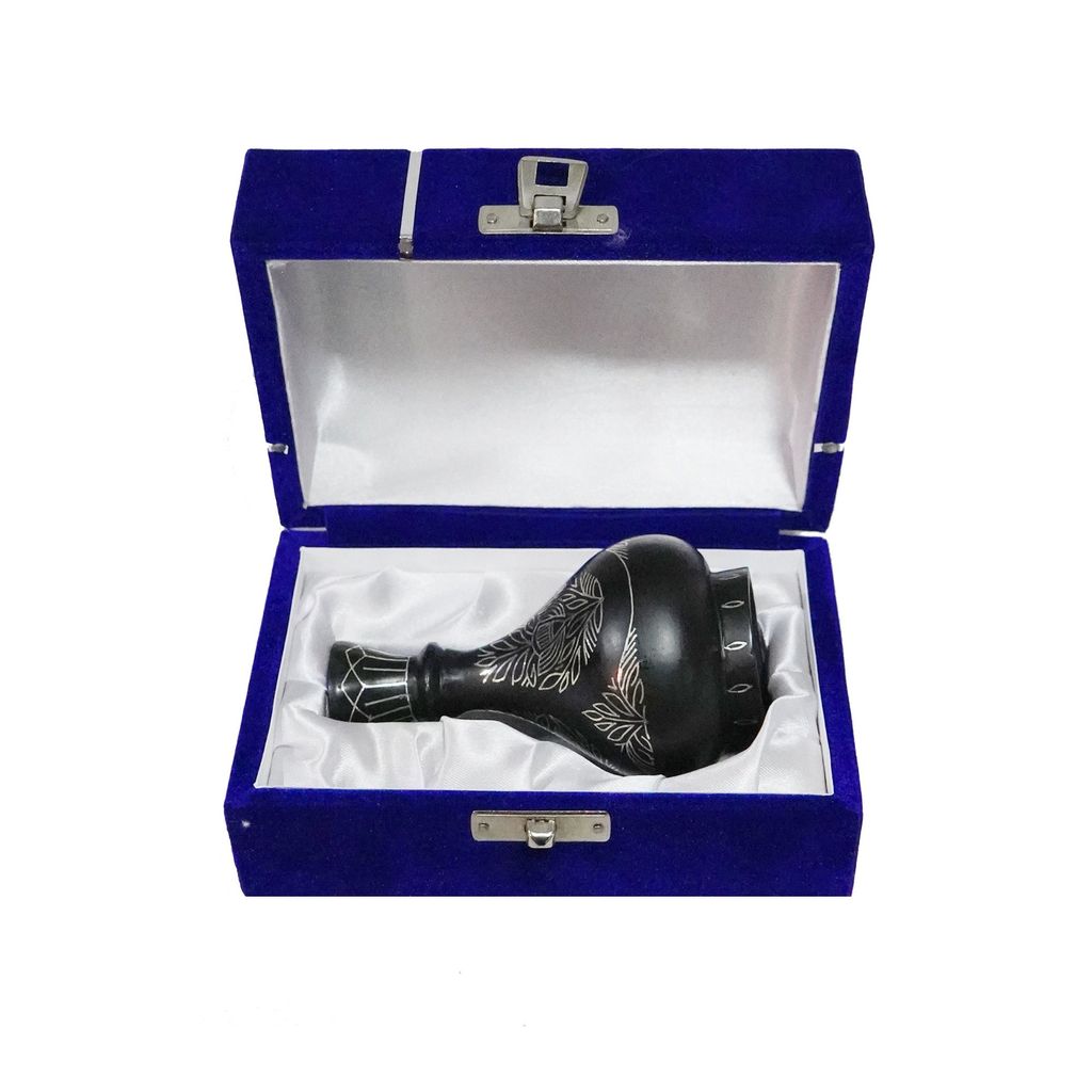 Bidri Work Gudgudi Vase (1TMTDCOKA08493) view 2