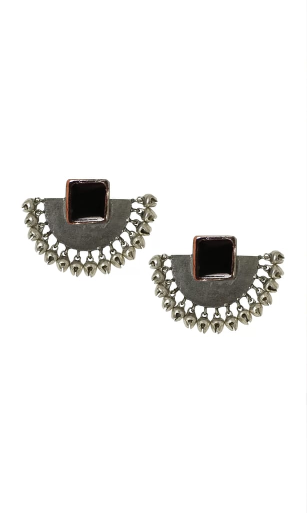 Classic Half Moon Earrings view 2