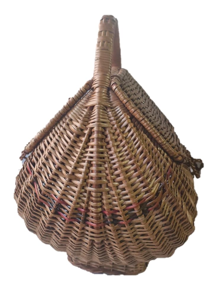 Bamboo cane basket view 2