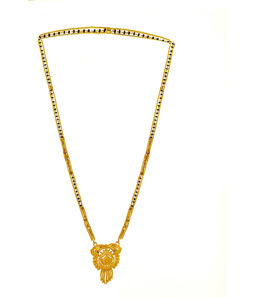 Shankhraj Mall Gold Plated Letest & Designer Mangalsutra For Women-100185