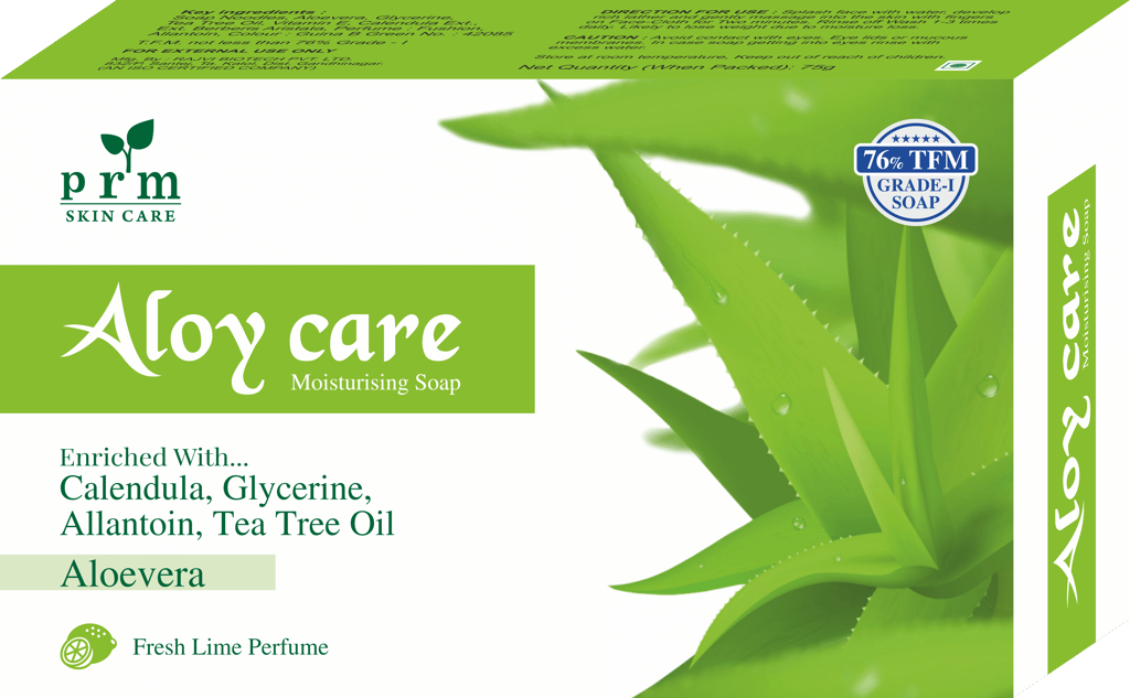PRM Aloy Care Ayurvedic Mosturising Soap, 75gm (Pack of 2) view 2