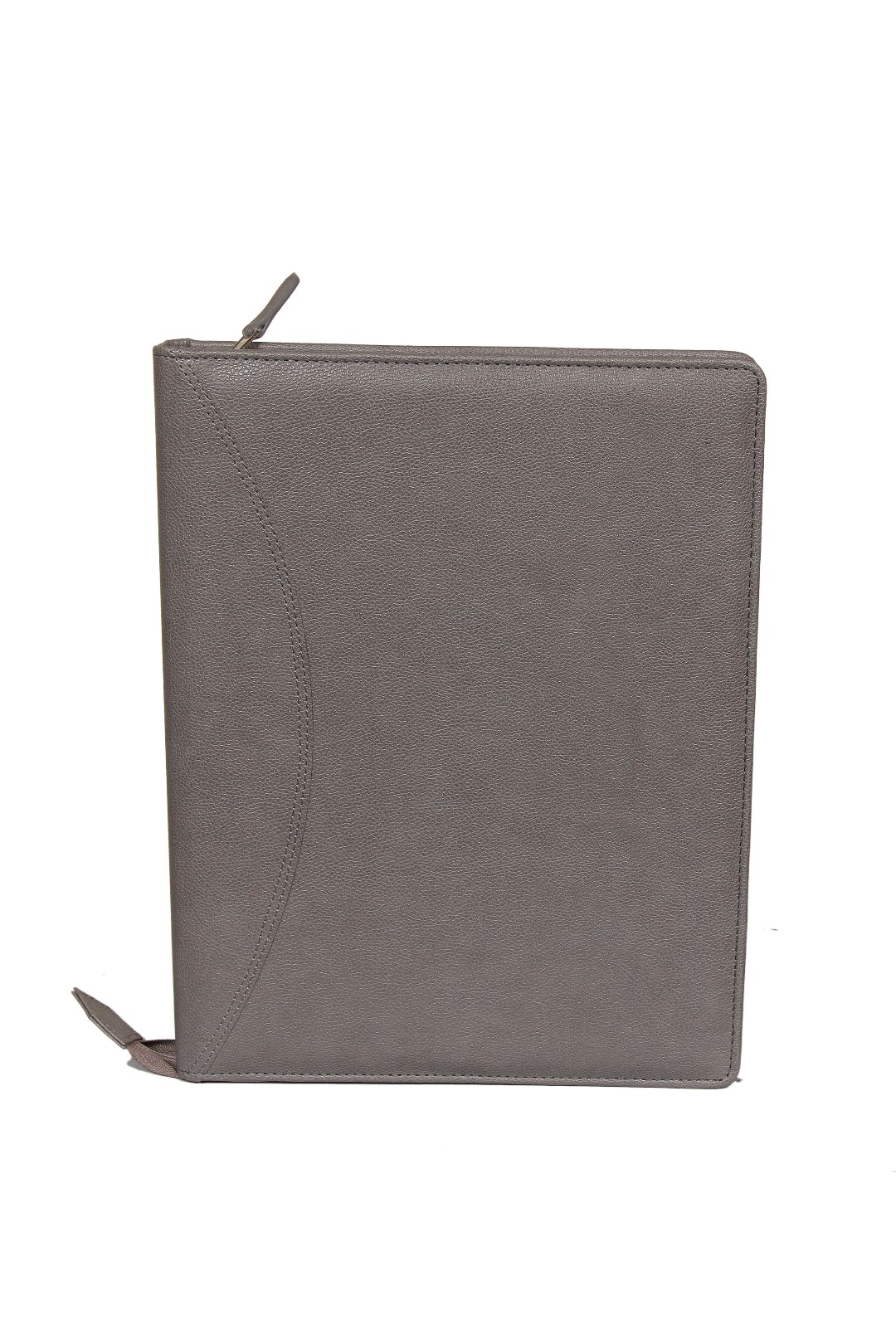 Sukeshcraft PU Multiuse 25 File Sleeve for Documents, Certificates, FDRs | A4 Size Portfolio Document Holder for Office, Home, School & Sports Use (Grain Grey) view 2