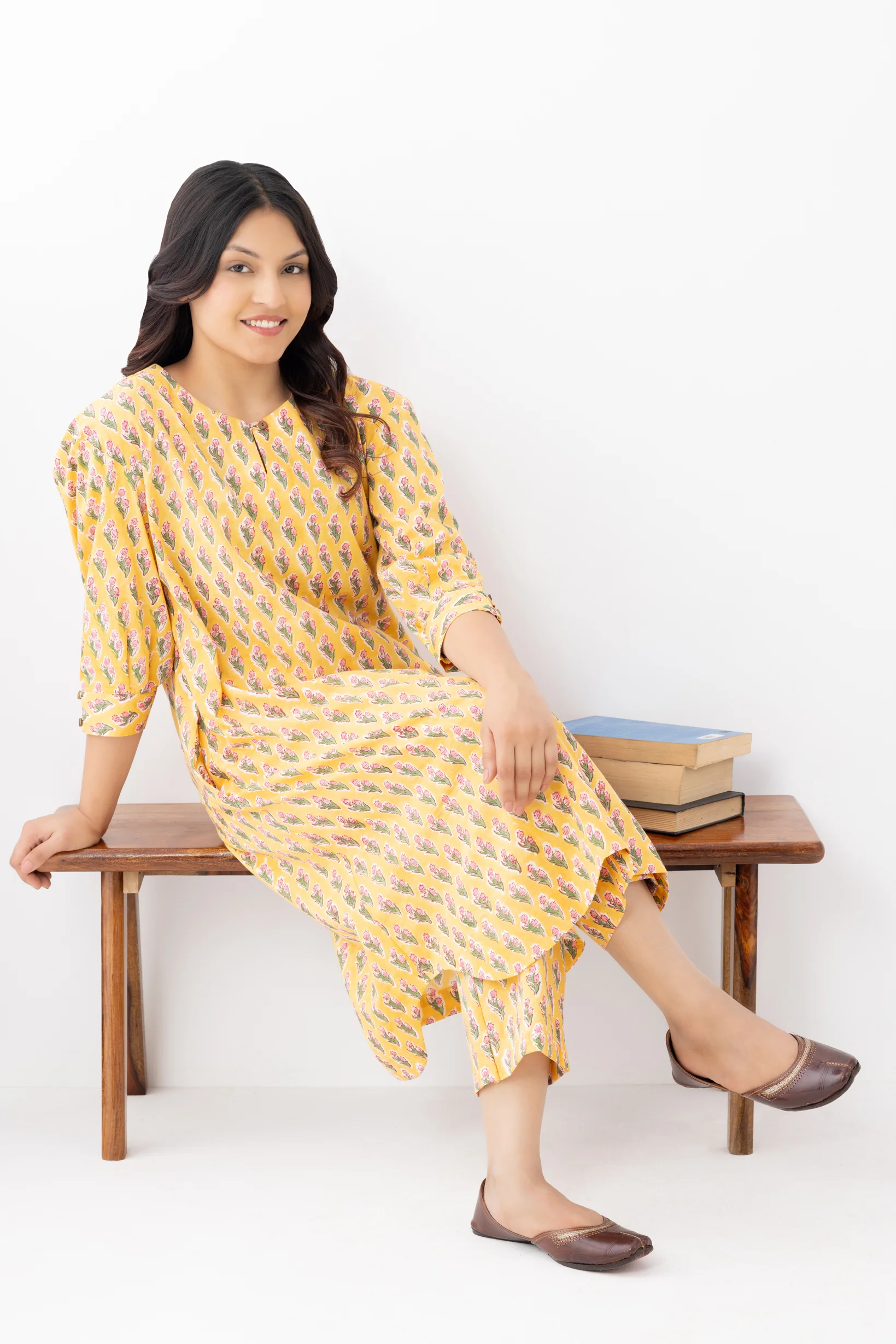 Brighten up your Thursday with this cheerful yellow co-ord set view 2