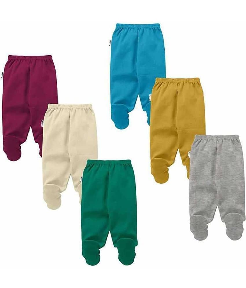 NammaBaby Pack of 6 Baby Boys Cotton Blend Pyjama ( Multi Color ) view 2