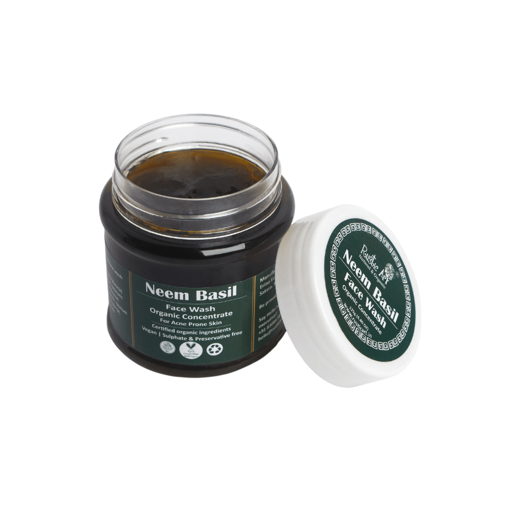 Neem Basil Face Wash Organic Concentrate (125gm) view 2