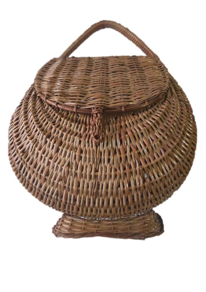 Bamboo cane Basket view 2