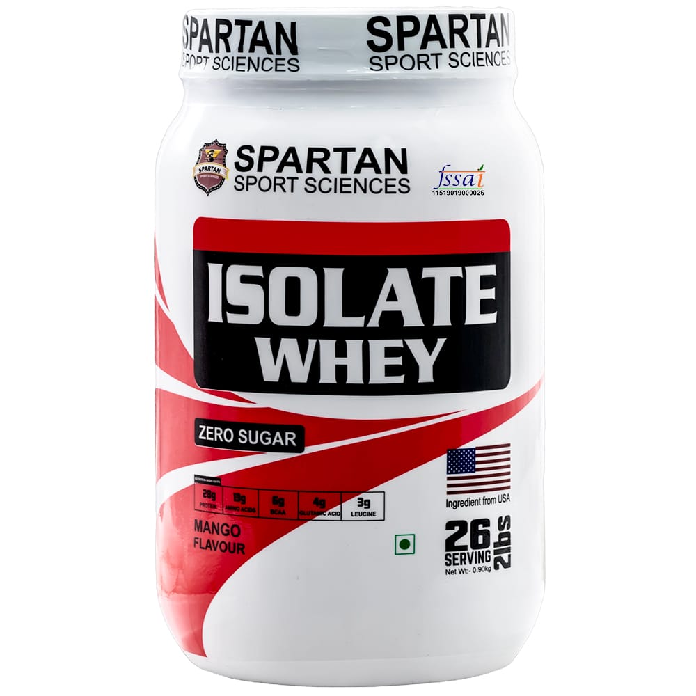 SPARTAN SPORT SCIENCES Isolate Whey Protein Powder Supplement with 28g Protein, 13g EAA, 6g BCAA, 4g Glutamic Acid for Men & Women view 2