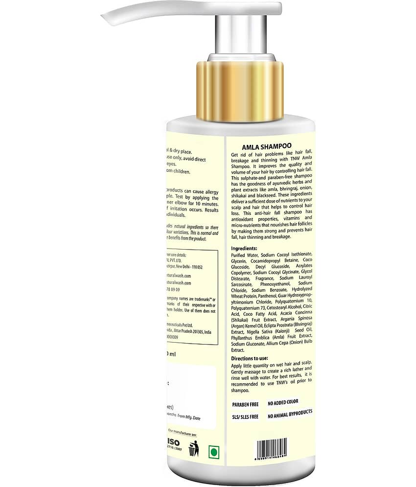 TNW - The Natural Wash Amla Shampoo, Controls Breakage & Hairthinning, 200Ml view 2