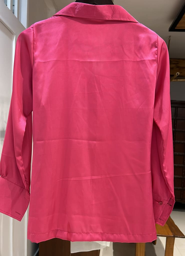 NM by Neha Mehta Stylish Party Wear Silk Shirt for Women view 2