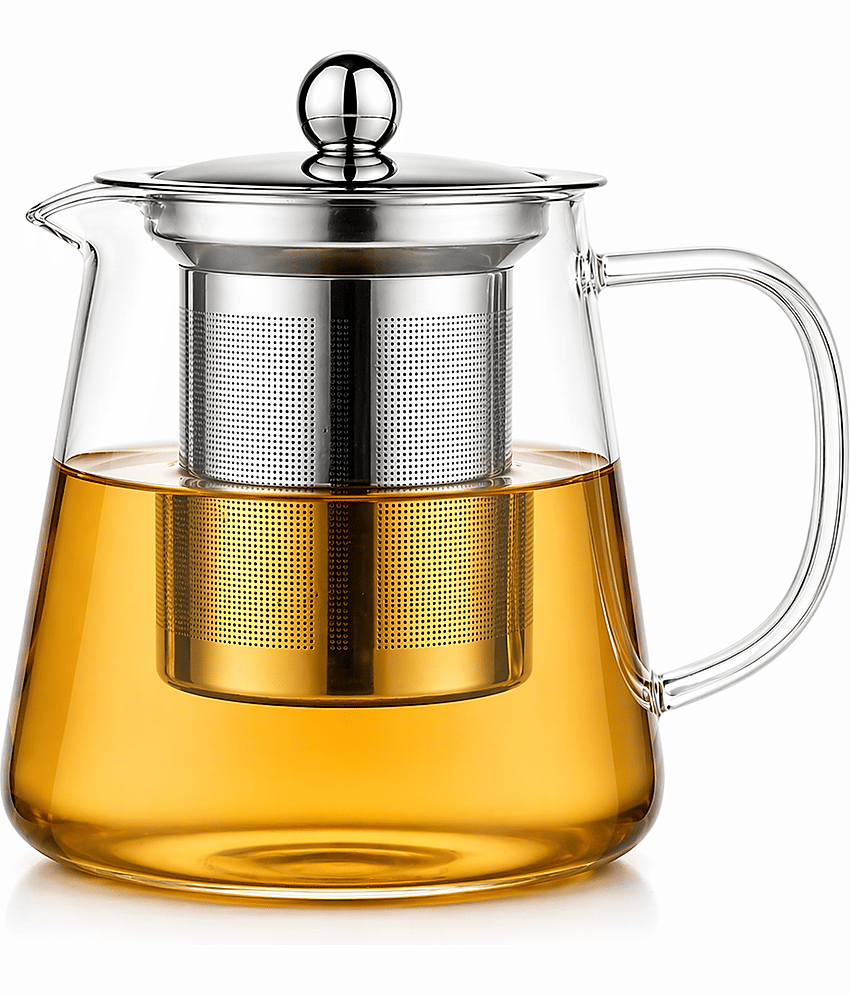 SHARUJA Glass Teapot Borosilicate Kettle 550 ml