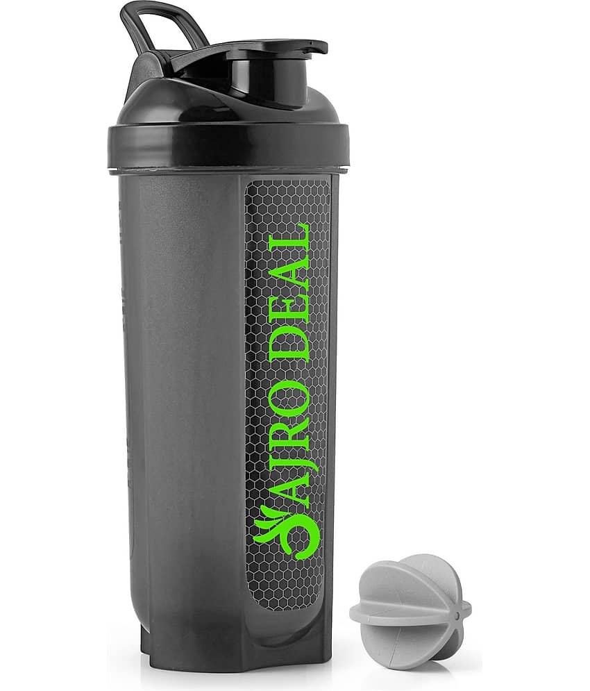 AJRO DEAL Plastic Black 700 mL Shaker ( Pack of 1 ) view 2
