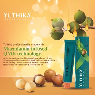 Yuthika Professional Creme Hair Color 100gm Chocolate Brown 4.8 view 2