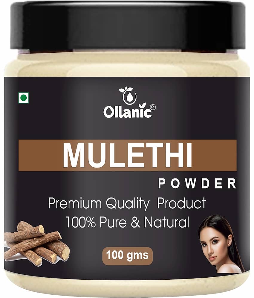 Oilanic Natural Mulethi Powder For Haircare Face Mask Masks 100 gm view 2
