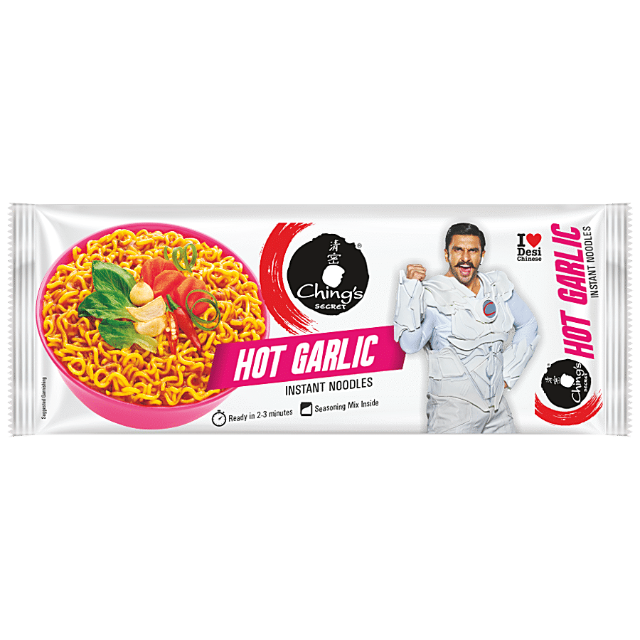 Chings Hot Garlic Noodles, 240 Gm view 2