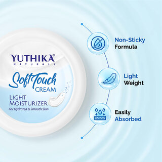 Yuthika Naturals Soft Touch Light Moisturizer Cream for Deep Nourishment (24 Pcs Each 15ml) view 2