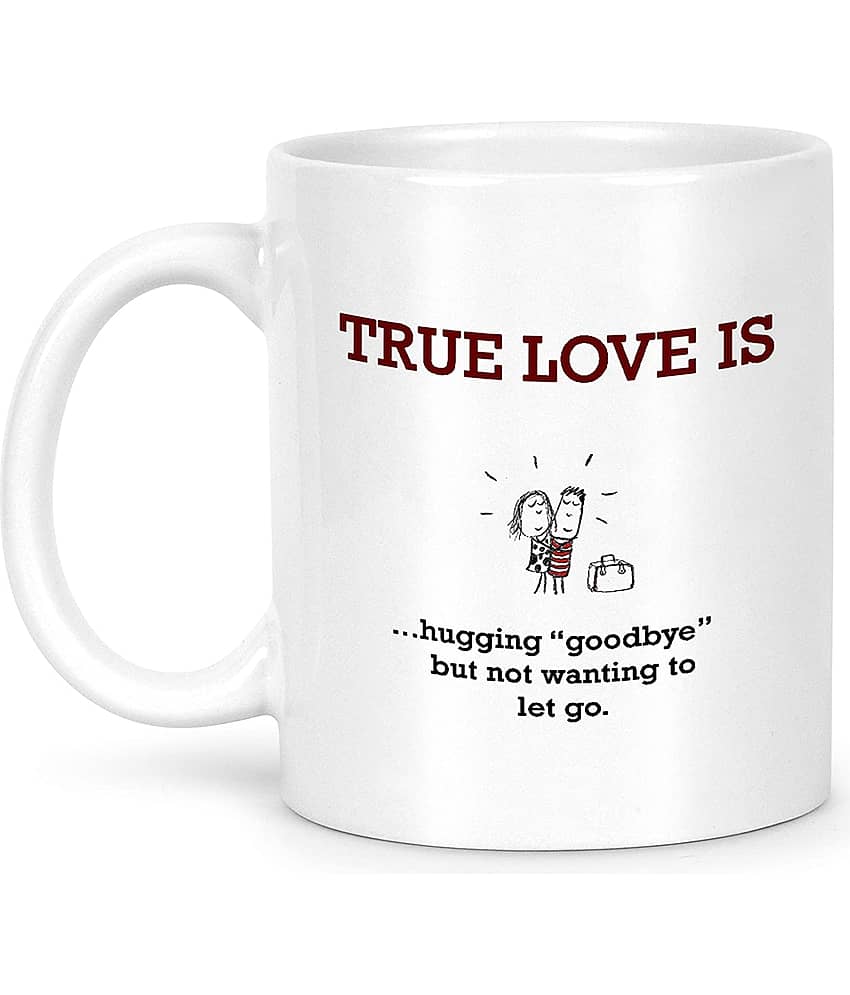 Idream Quote Printed Ceramic Coffee Mug 1 Pcs 330 mL view 2